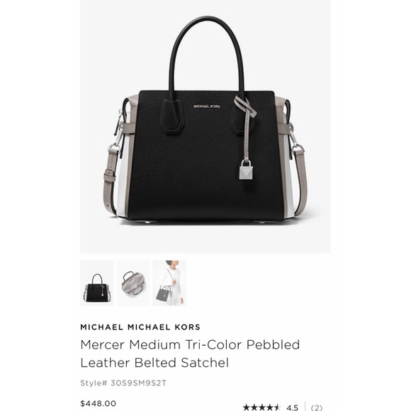 Tri-coloured satchel - Picture 2 of 2